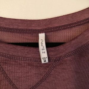 NWOT Z supply long sleeve waffle knit tee
